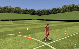 Control Burst Dribbling Relay - soccer relay race